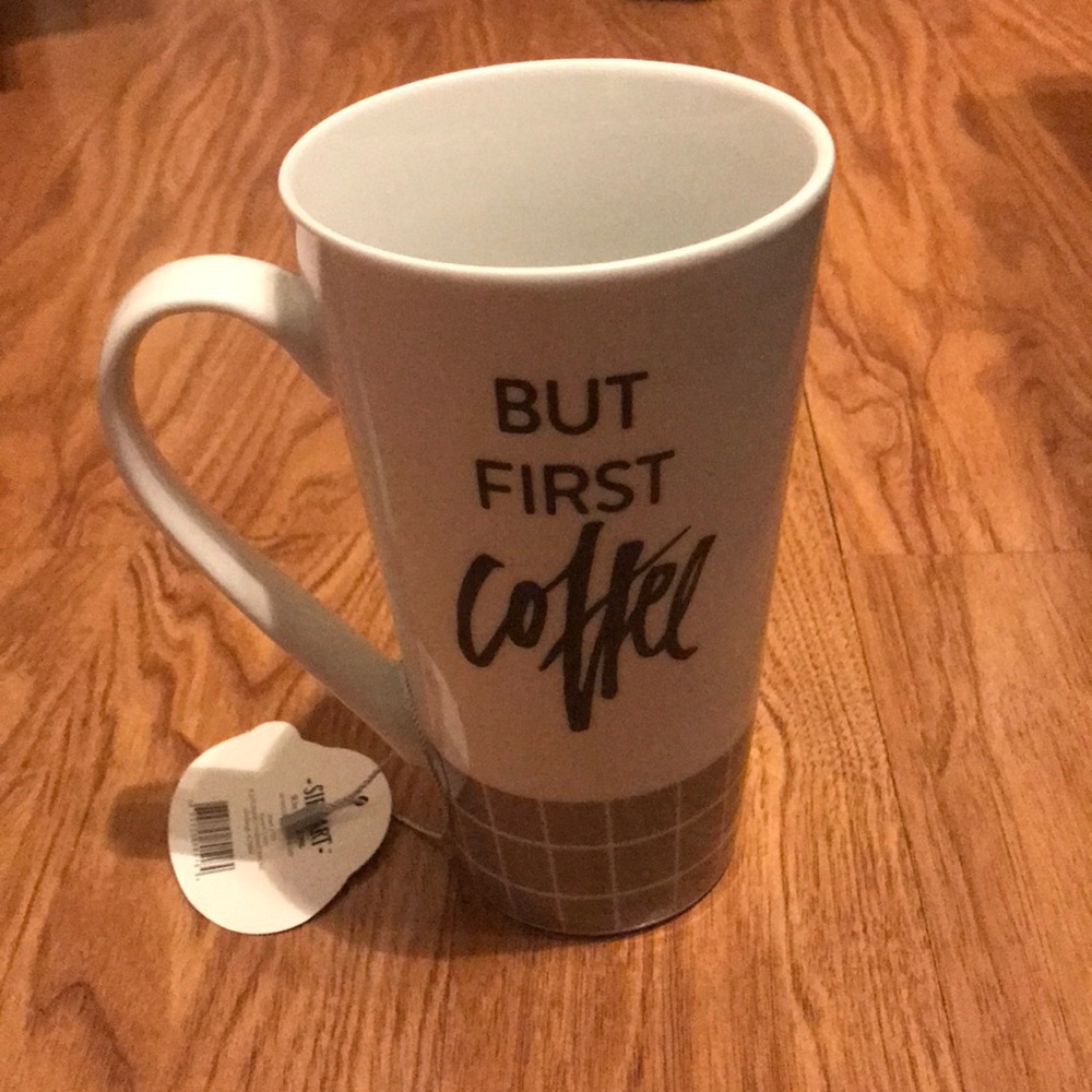 NWT Sip of Art But first Ceramic Coffee Mug